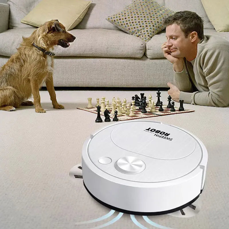 NEW USB Sweeping Robot Vacuum Cleaner Mopping 3 in 1 Smart Wireless 1500Pa Dragging Cleaning Sweep Floor for Home Office