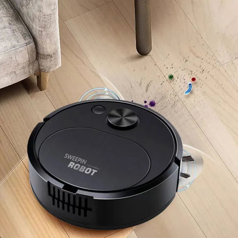 NEW USB Sweeping Robot Vacuum Cleaner Mopping 3 in 1 Smart Wireless 1500Pa Dragging Cleaning Sweep Floor for Home Office